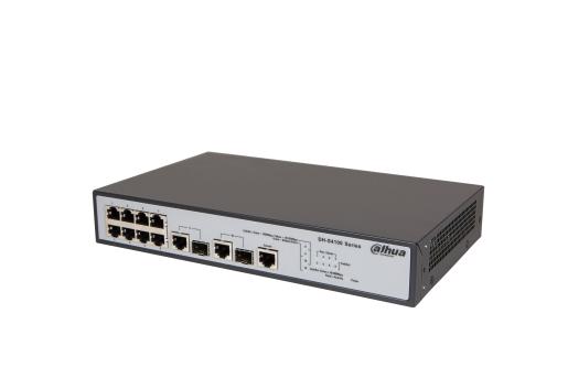 L2+以太网交换机 8 个10/100Base-T 以太网端口，2 个10/100/1000Base-T 以太网端口和2 个复用的 100/1000Base-X SFP